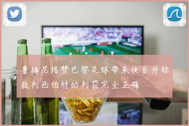 鲁梅尼格赞巴黎足球带来快乐并称裁判西伯特的判罚完全正确